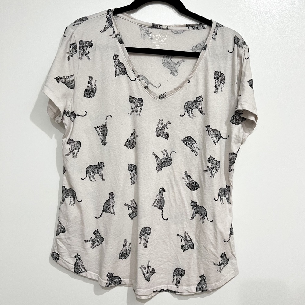 Short Sleeve Leopard T-Shirt